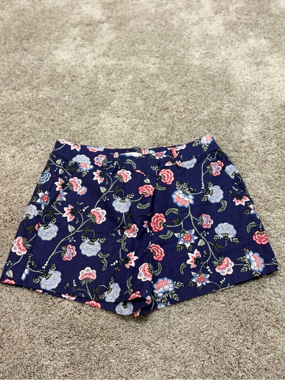 Loft Navy Floral Women’s Shorts